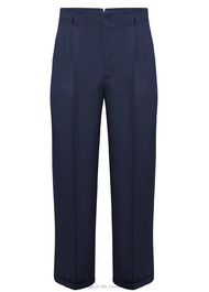 Peg Trousers in Navy Twill