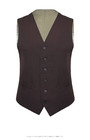 Classic Waistcoat - Brown Twill