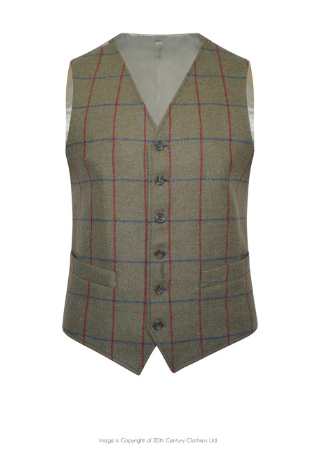 Classic Waistcoat - Green Check