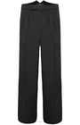 Fishtail Back Trousers - Charcoal Twill