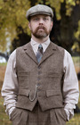 Revere Waistcoat - Brown Herringbone