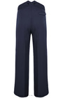 Fishtail Back Trousers - Navy Twill