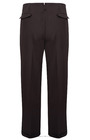 Peg Trousers in Brown Twill