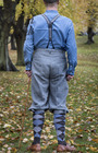 Plus Fours in Blue/Grey Check
